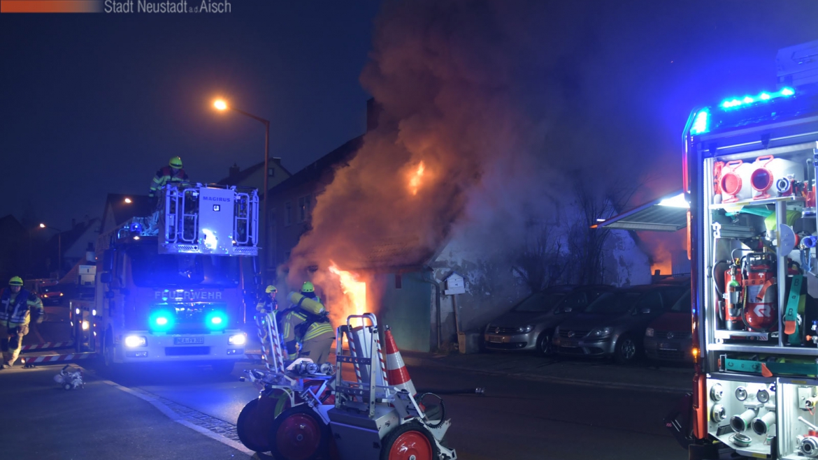 Eilmeldung: Wohnhausbrand in Birkenfeld (01.01.2020)