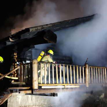 Brand einer Sauna (08.12.2024, 18:09 Uhr)