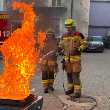 Übung mit Schaumtrainer