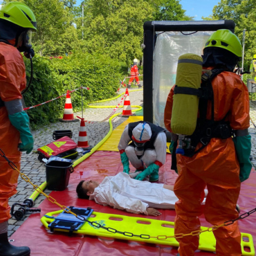 Einsatzübung im Landratsamt