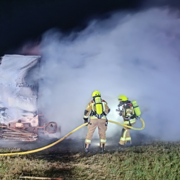 Brand landwirtschaftliches Gerät (20.07.2025, 21:40 Uhr)