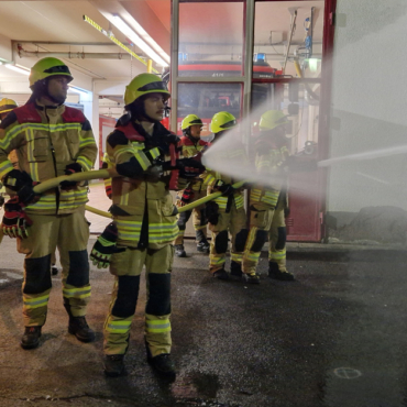 Übungsrückblick: Hohlstrahlrohrtraining