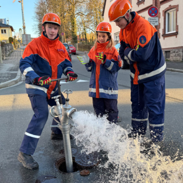 Hydranten und Leinen