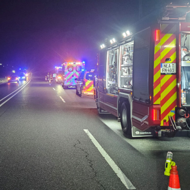 Verkehrsunfall auf der B 8 (17.10.2026, 02:51 Uhr)